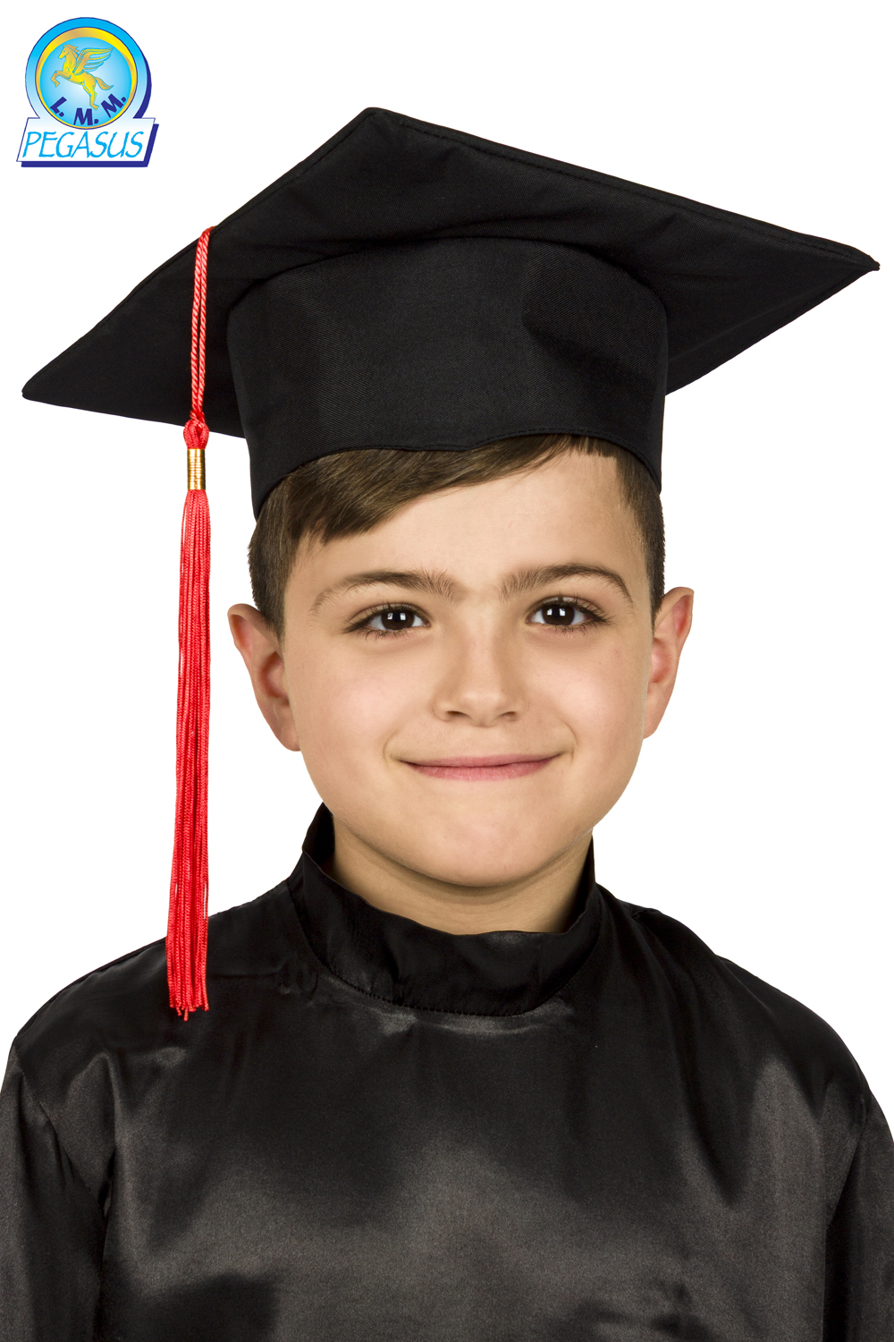 CAPPELLO LAUREA NERO BAMBINO